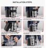 110V electric juicer modern vertical mixing mini crushing without BPA household food mixing, other kitchen utensils